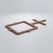 Ekena Millwork Extra Small Carlisle Decorative Fretwork Wood Wall Panels, Walnut, 12 7/8"W x 7 3/8"H x 3/8"T WALW08X08X0375CARWA - alternate 2